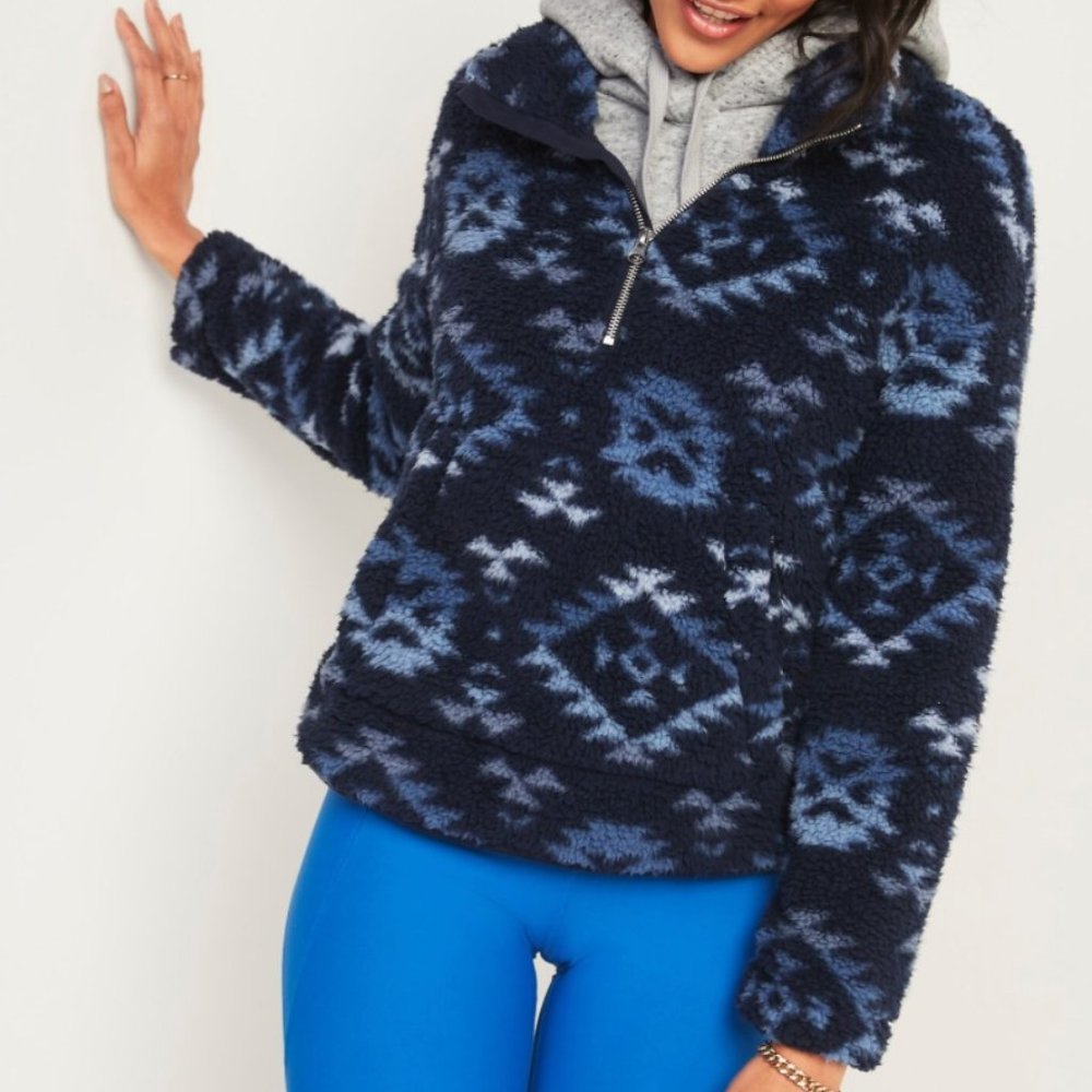 Old Navy Sherpa Half-Zip